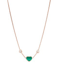 HAPPY HEART NECKLACE 3 MOTIFS