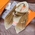 HERMES HERMES 25S SCARF 140 IN SILK CASERE 987421