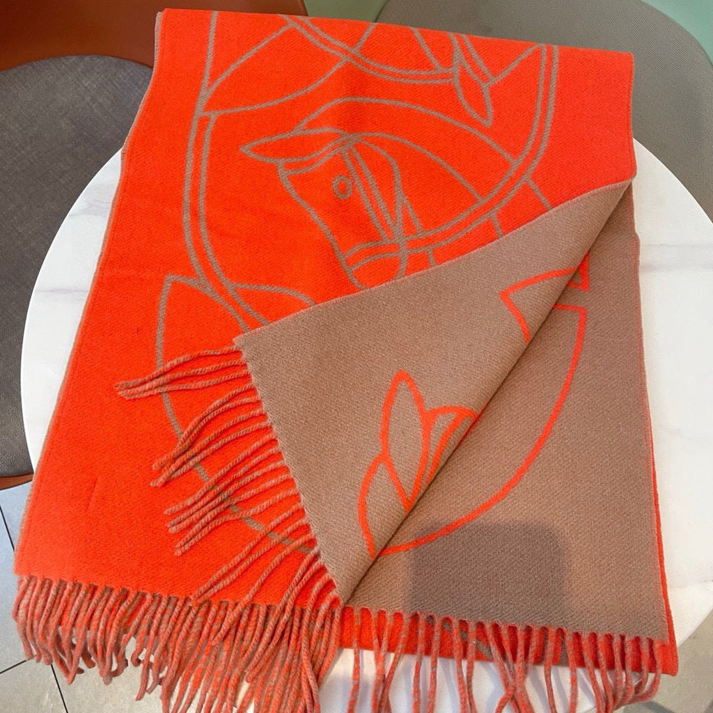 HERMES HERMES 25S SCARF 195 IN CASERE 989853