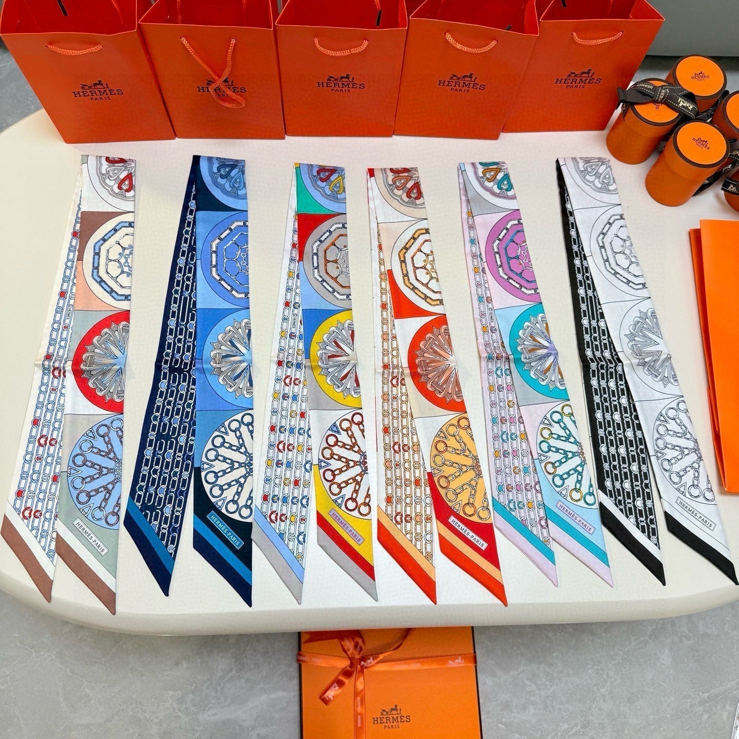 HERMES HERMES 25S SCARF 90 IN SILK 856722