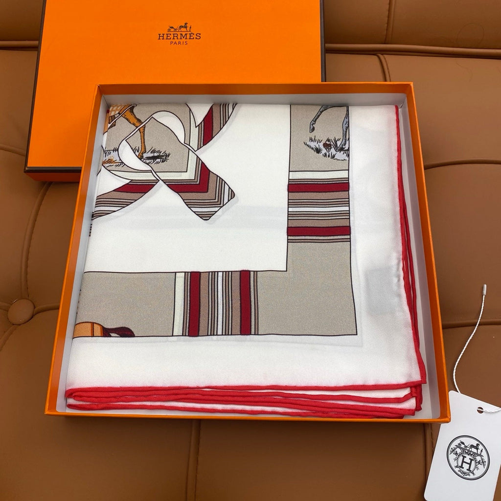 HERMES HERMES 25S SCARF 90 IN SILK 703709