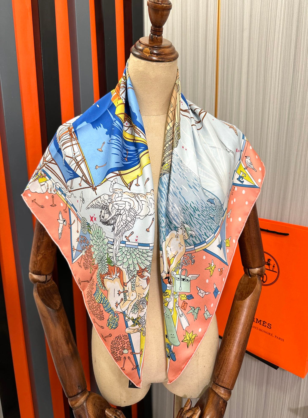HERMES HERMES 25S SCARF 90 IN SILK 730532