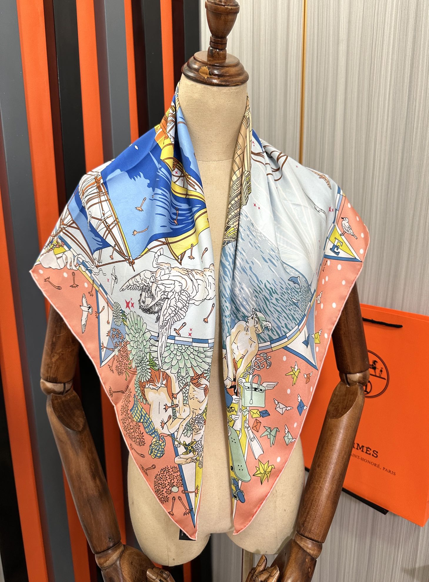 HERMES HERMES 25S SCARF 90 IN SILK 730532