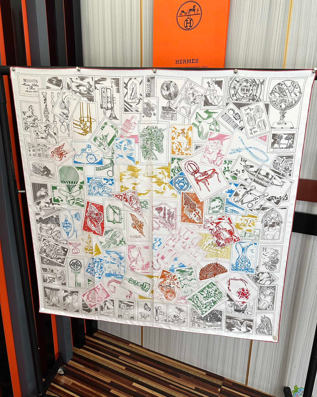 HERMES HERMES 25S SCARF 90 IN SILK 732035