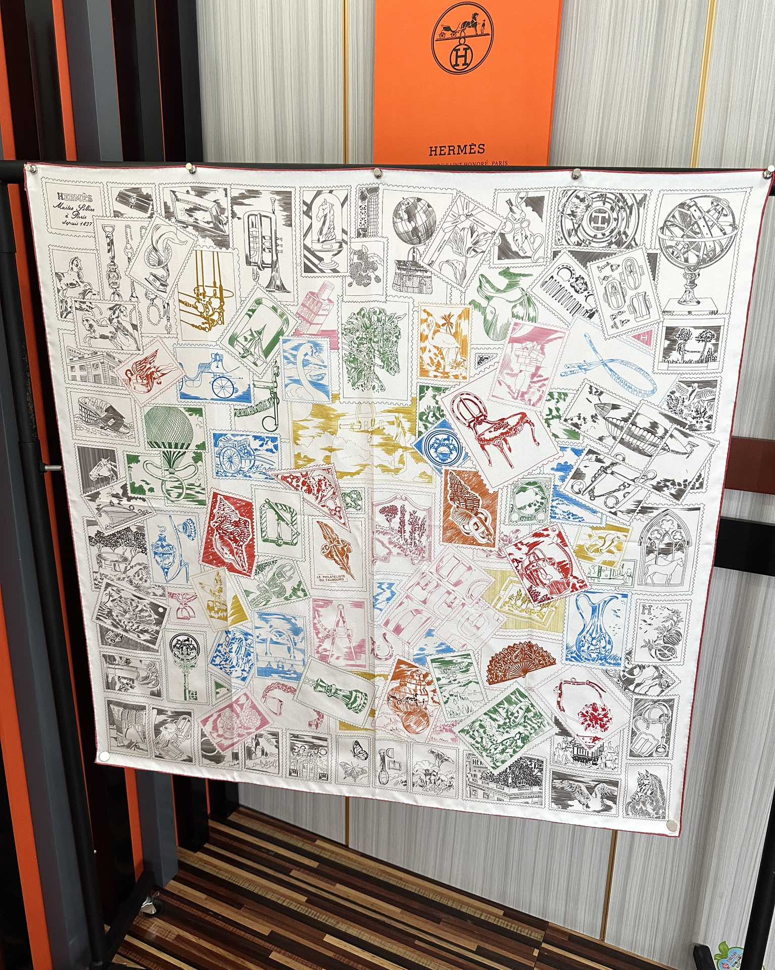 HERMES HERMES 25S SCARF 90 IN SILK 732035