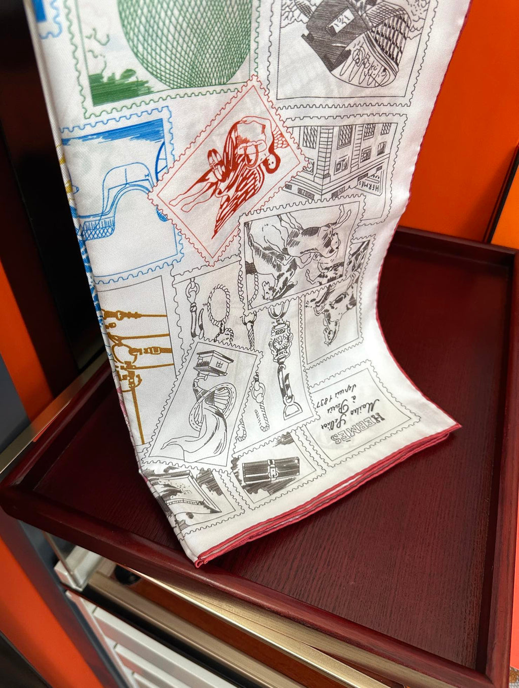 HERMES HERMES 25S SCARF 90 IN SILK 732035