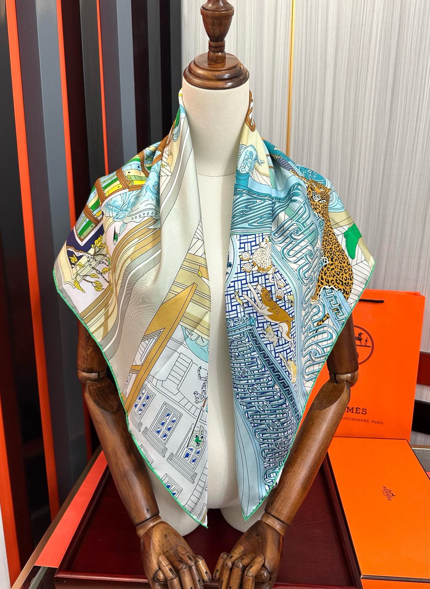 HERMES HERMES 25S SCARF 90 IN SILK 733849