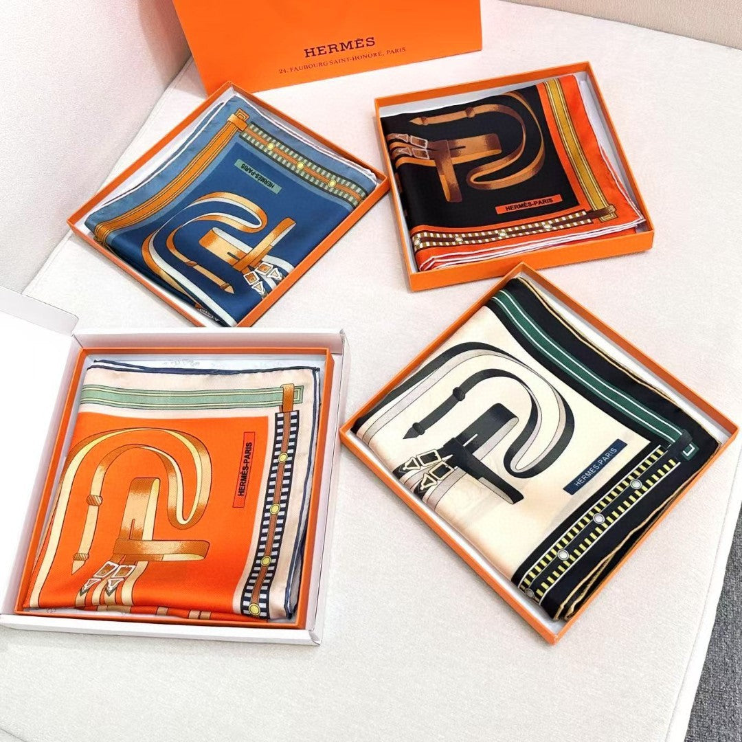 HERMES HERMES 25S SCARF 90 IN SILK 735840