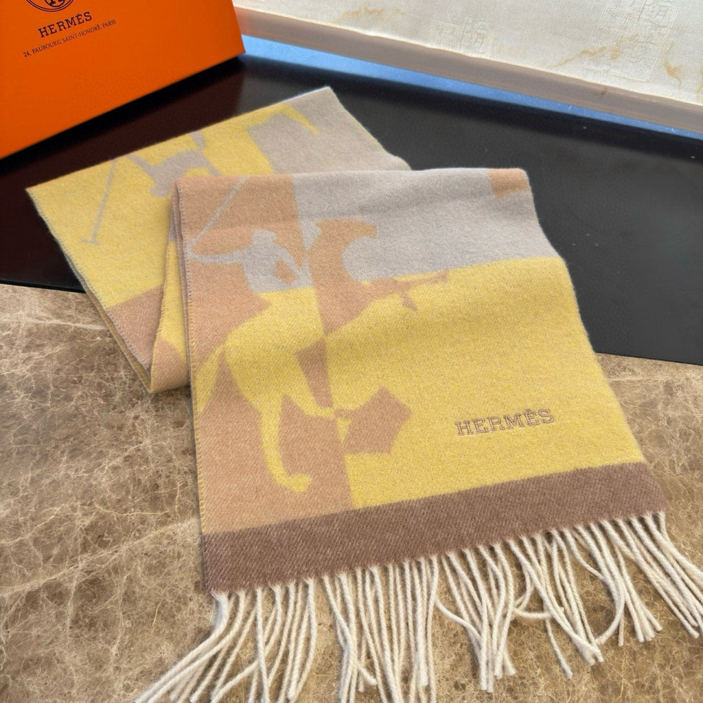 HERMES HERMES 25S SCARF 170 IN CASERE 854664