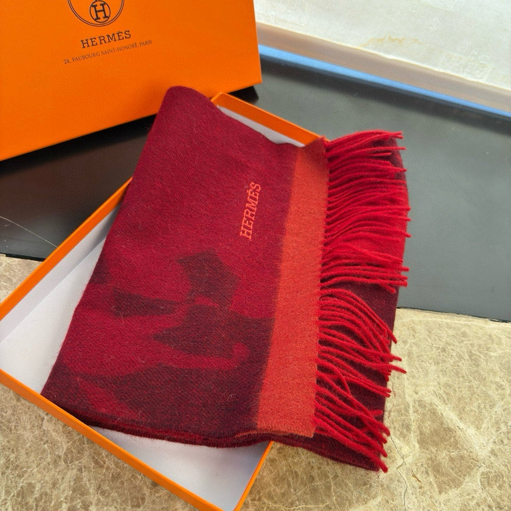 HERMES HERMES 25S SCARF 170 IN CASERE 854665